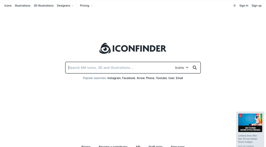 Print site Iconfinder
