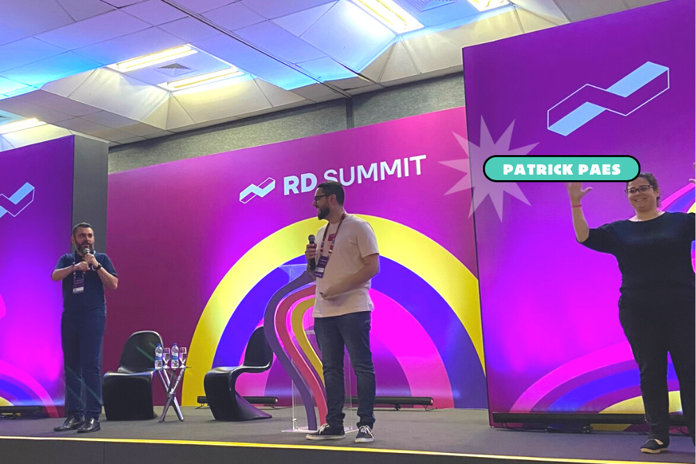 Capa para artigo de Patrick Paes sobre o dia em que subiu no palco do RD Summit